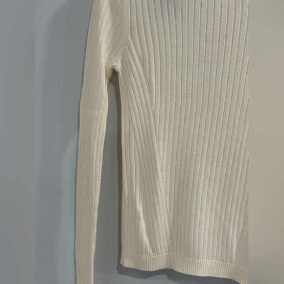 Garage Cream Ribbed Sweater - Picture 5 of 8